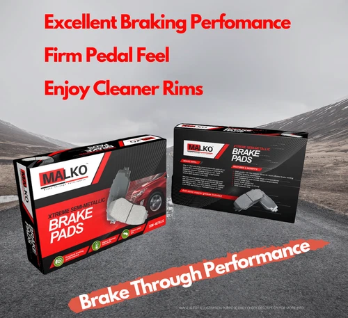 MALKO Front Brake Pads suits Nissan NAVARA AWD D22 DB1439 - Picture 7 of 9