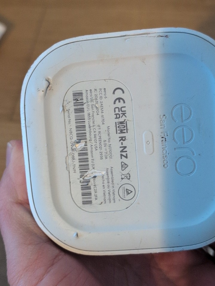 EERO 6 ROUTER EXTENDER, AS SEEN, SPARES REPAIRS eBay