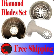 3 Diamond Cut Oscillating Multi Tool Blade Compatible Makita Fein Bosch