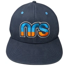 NRS Fitted Baseball Hat Blue Medium Embroidered Vent Holes Outdoor