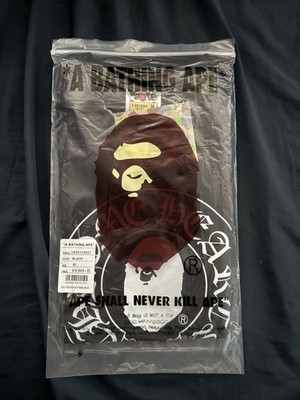 Chrome Heart x Bape Shirt Size Medium Black and White with Tags Bran New In Bag.