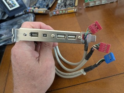 USB Internal to External SATA Card Slot Adapter