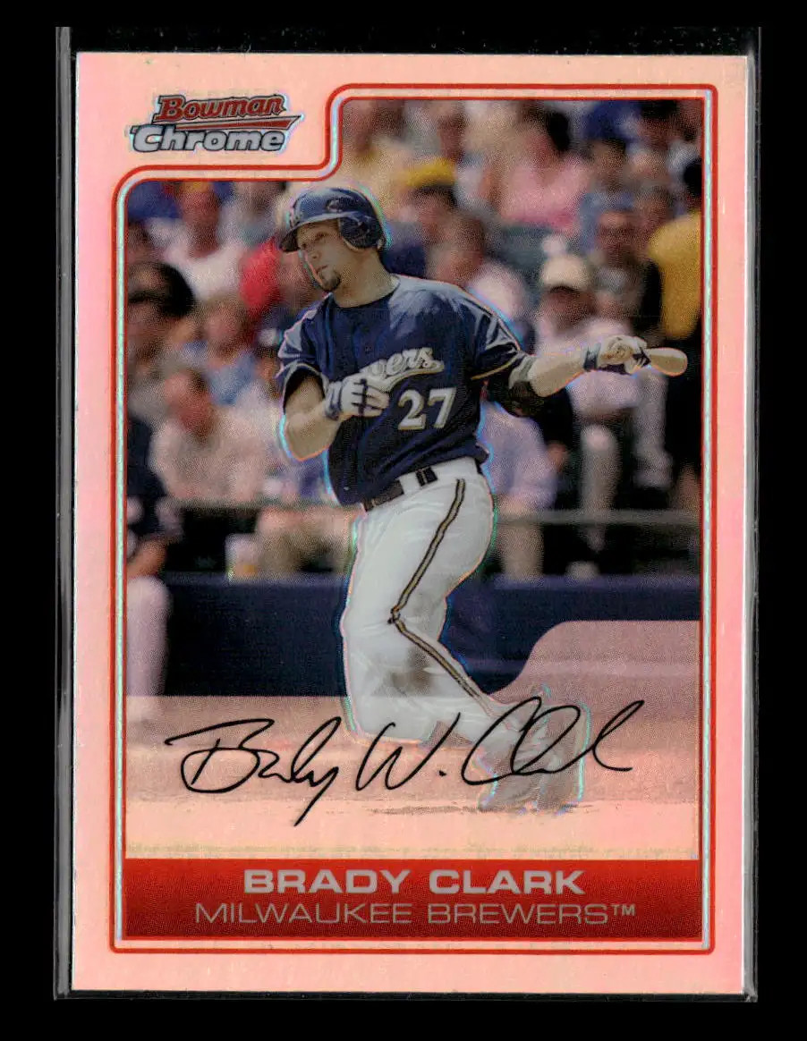 Brady Clark 2006 Bowman Chrome Refractor #134