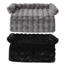 Dog Bed for Couch Raised Edge Furniture Protector Calming Dog Bed