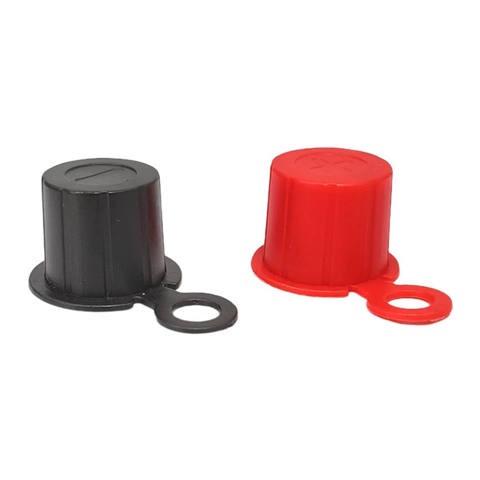 Plastic Cover Caps Battery Post TopOne Red Per Set Terminals Protects θ - Image 3 of 4