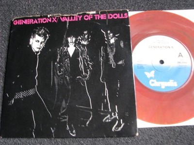 Generation X-Valley of the Dolls 7'' Vinyl-1979 UK-Chrysalis-CHS 2310-Billy Idol