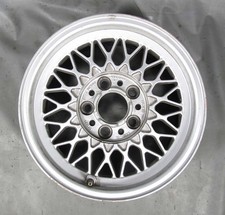 Bmw E34 5-series E32 Factory Style 5 One-piece Cross-spoke Alloy Wheel 1988-1995