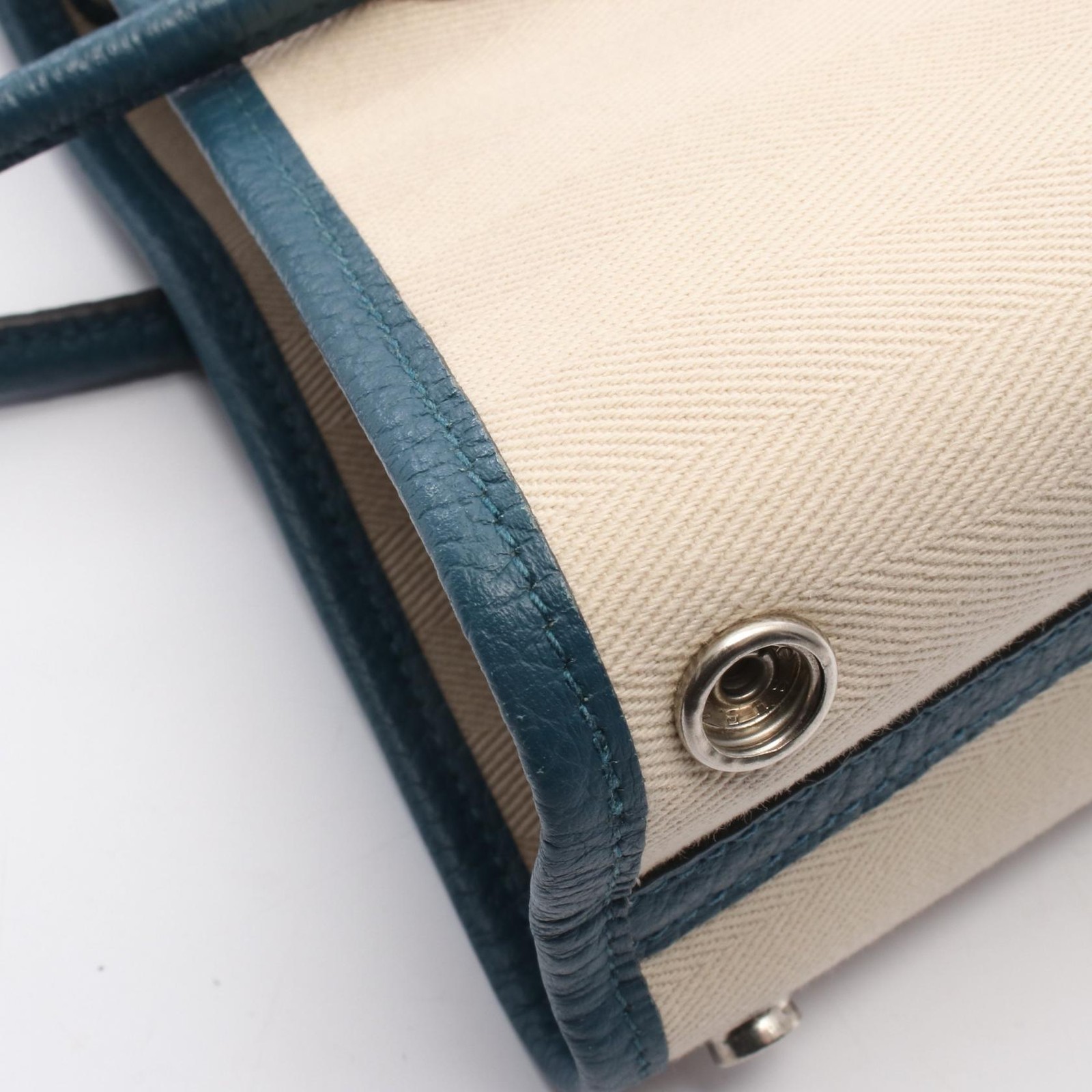 HERMES Garden party TPM Tote Bag X Toile Chevrons Country natural Colvert SHW thumbnail 10