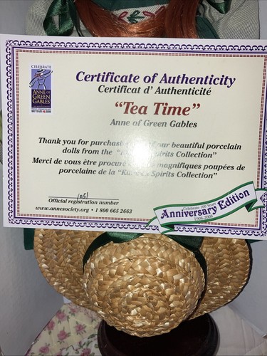 Anne of Green Gables LIMITED EDITION Porzellan Puppe Kindred Spirits Tea Time - Bild 10 von 20