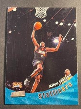Box 18: 98-99 Stadium Club Statliners MISSING DIECUT BLANK BACK Allen Iverson