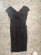 MARINA Womens Little Black Dress Size 12 Witchy Whimsygoth Vampy Homecoming