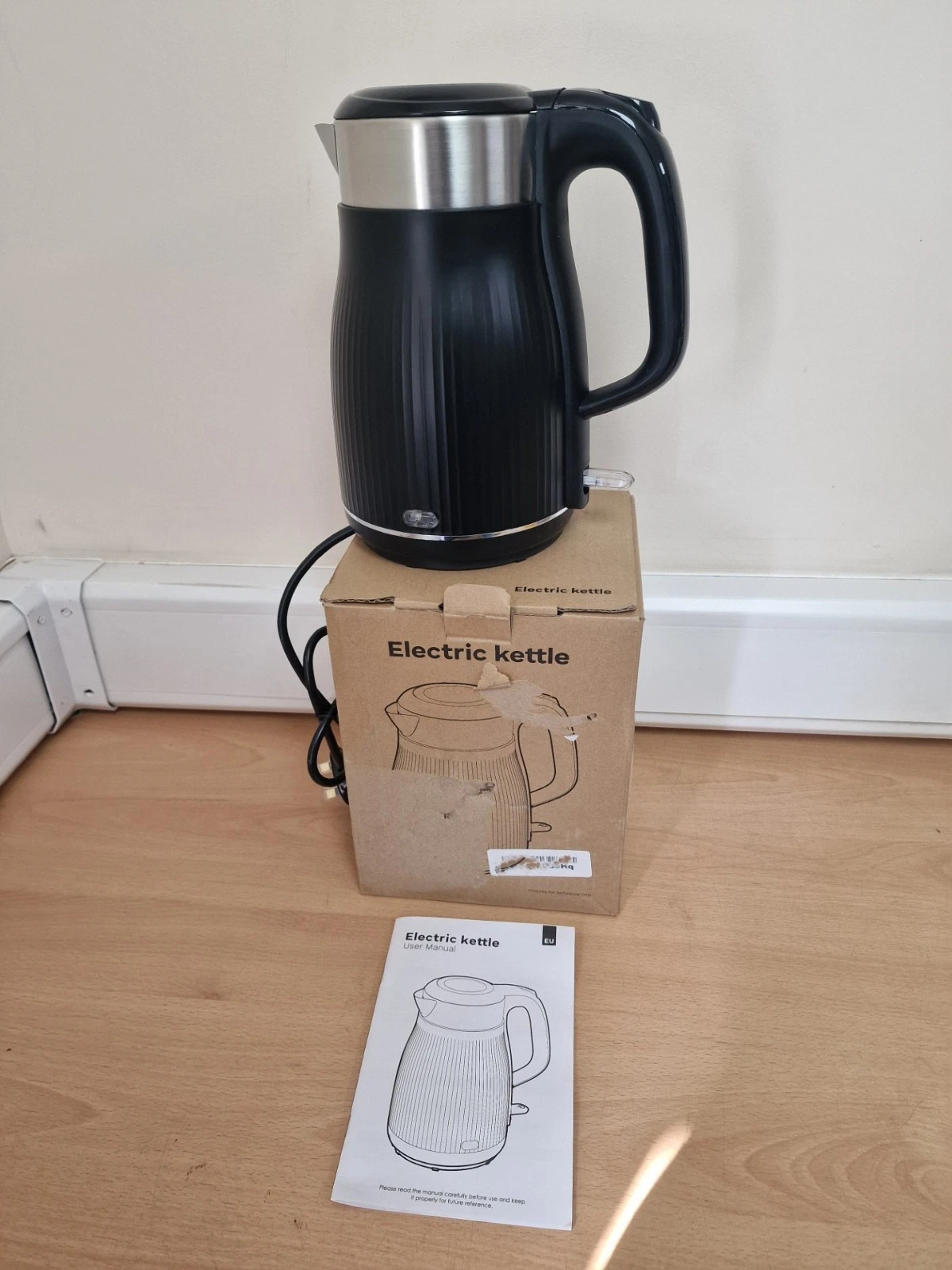 Electric Kettle Stainless Steel 1.8L, Kettles Electric with Keep Warm Function