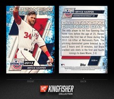 Bryce Harper 2021 Topps Opening Day Outstanding Opening Day #OOD-4 Nationals