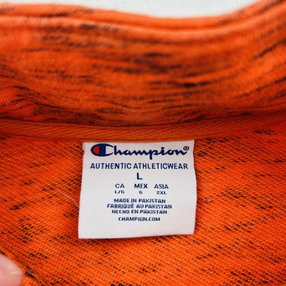 Boise State Broncos Shirt Womens Large Orange NCAA Football Pullover Champion - Image 3 of 4