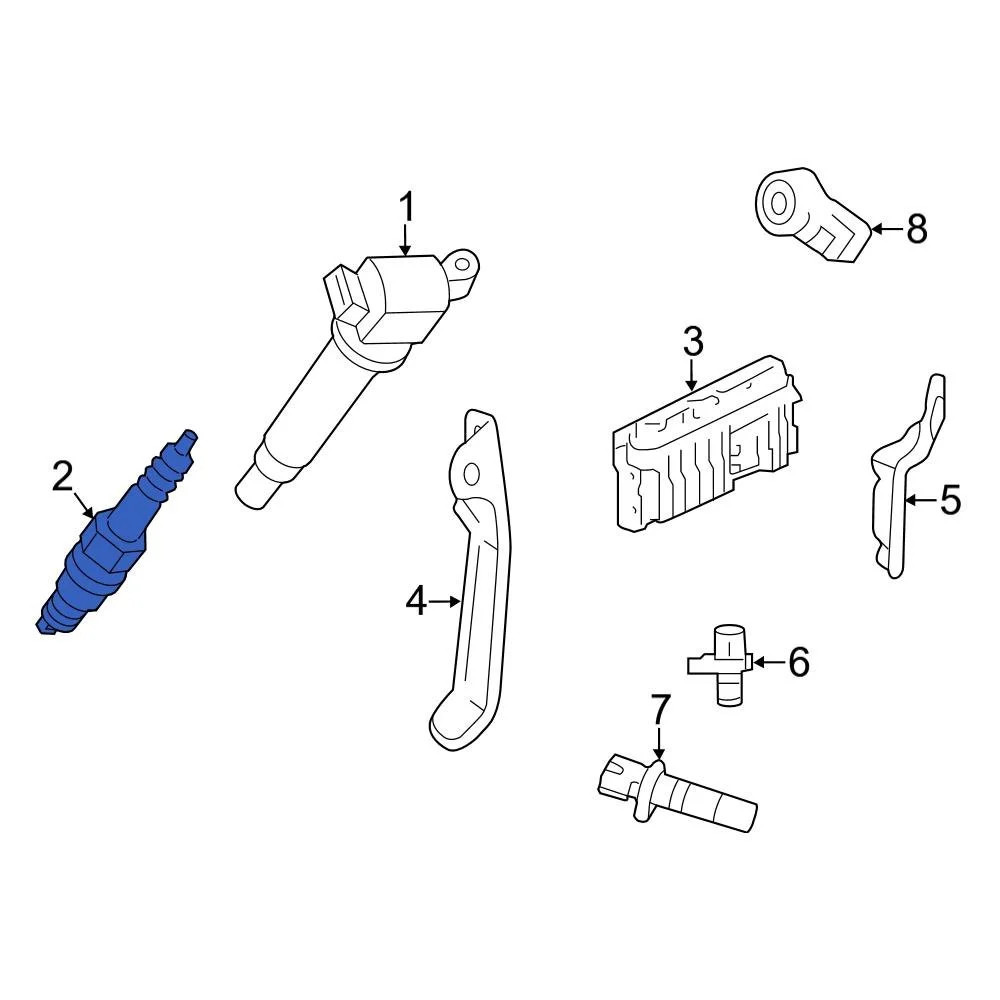 For Toyota Camry 2012-2017 Toyota 9091901259 Spark Plug