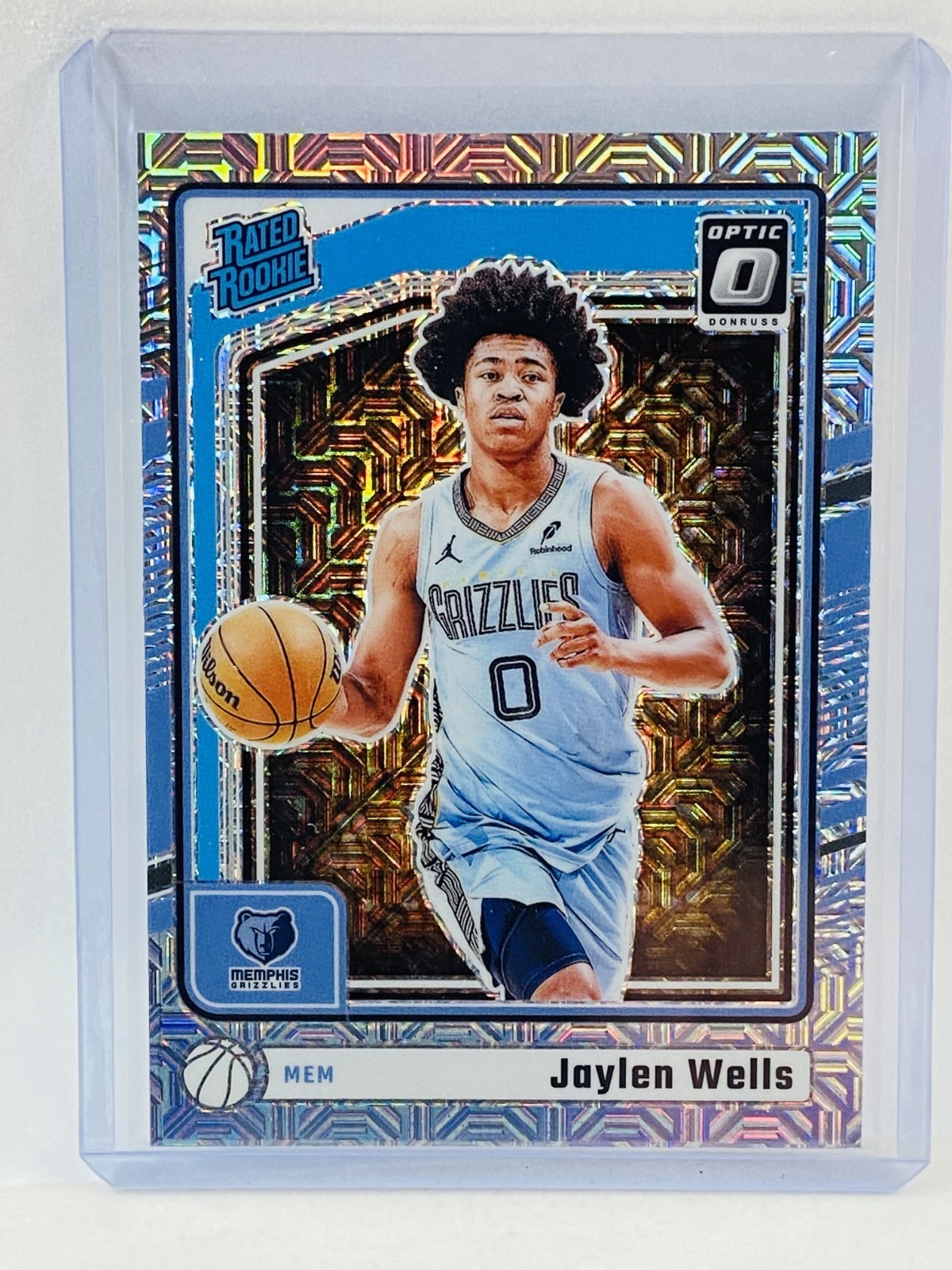 2024-25 Panini Donruss Optic Jaylen Wells Rated Rookie Choice #252
