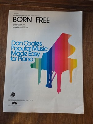 Columbia Pictures And Carl Foreman Present Born Free Dan Coates Popular Music...