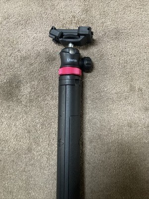 Ulanzi MT-44 Extendable Tripod Monopod Selfie Stick with Phone Clamp Black Red
