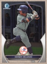 Keiner Delgado 2023 Bowman Draft Baseball Chrome #BDC-119 New York Yankees