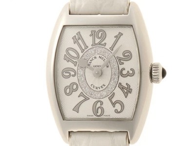 Franck Muller Tonneau Curvex Intermedia 2251BQZRELCD1R 22mm White Dial #DW639