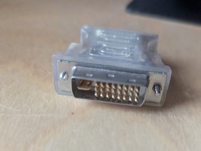 Adapter DVI 24+1 Stecker auf VGA