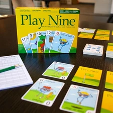Play~Nine~The~Card~Game~Of~Golf~2-6~Players~Strategy~Card~Game~Ages~7+~SEALED