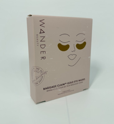 Wander Beauty - Baggage Claim Gold Eye Masks - 6 Pairs