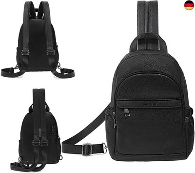 Mini Rucksack Damen Klein  Cityrucksack Handtasche Anti Diebstahl Wasserdicht E