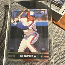 Leaf 1991 Gold Leaf Rookies Wil Cordero #BC3 Montreal Expos MLB Baseball Card