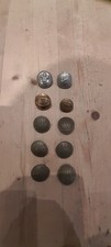 Selection of 10 Vintage Railway buttons