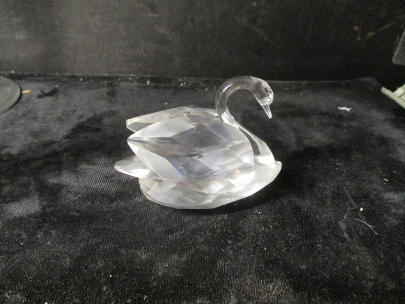 SWAROVSKI SWAN CLEAR 3" Length Made in Austria  A