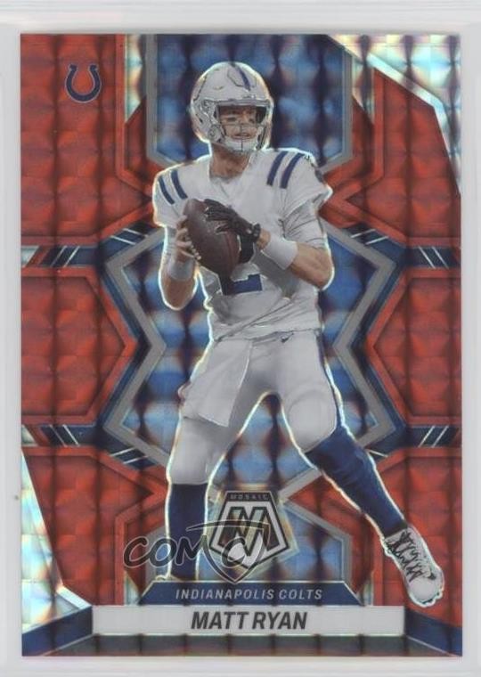 2022 Panini Mosaic Red Mosaic Prizm Matt Ryan #82