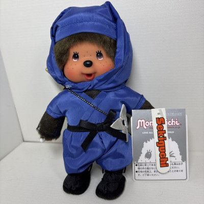 Monchhichi Sekiguchi Ninja Monchhichi Boy 2016 S size NEW Rare!