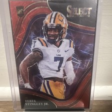 2022 Panini Select Draft Picks Derek Stingley Jr. Rookie LSU #118