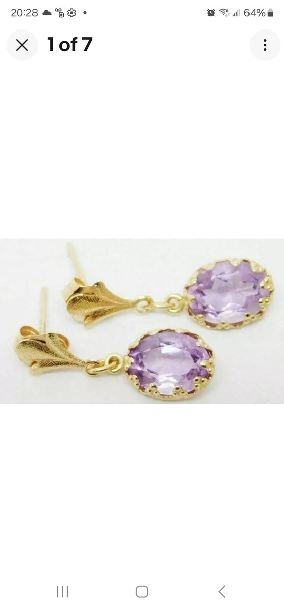 Encantador Pendient Largos De Hoja De Metal Con Forma De Flor