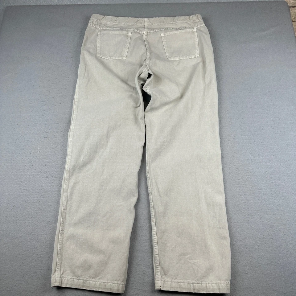 Vintage Gramicci Pants Womens 14 Beige Belted G Freedom Hiking Wide Leg USA 90s — 第 3/4 张图片