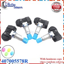 For Renault Clio Megane Kangoo Master 407005578R 4PCS TPMS Tyre Pressure Sensor 