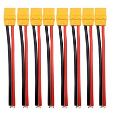 Amass 4 Pairs Xt90 Pigtails Xt90 Wire Xt 90 Plug Male and Female Connector 150mm