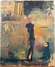 油画女抽象艺术绘画| eBay