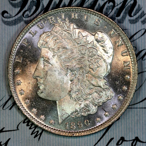 * 1890-O CAMEO PL * SUPERB+ GEM BU MS MORGAN SILVER DOLLAR * FROM COLLECTION