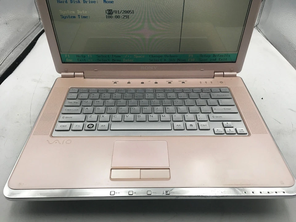 SONY VAIO PCG 5J2L - BOOTS TO BIOS - INTEL CORE 2 DUO T5500 - 2GB RAM - READ -BB - Image 3 of 4