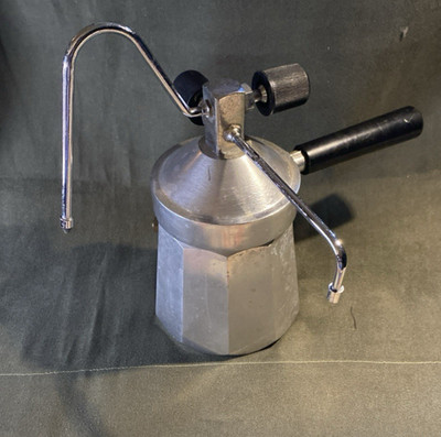 Vintage Aluminum Puccinella Stovetop Coffee Cappuccino Maker/Free Shipping