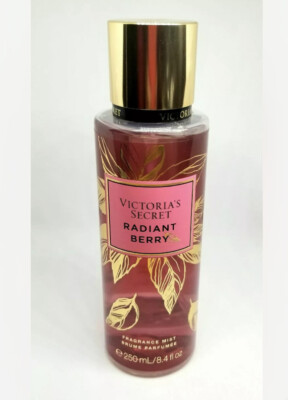 VICTORIA'S SECRET RADIANT BERRY GOLDEN LIGHT FRAGRANCE BODY MIST SPRAY 8.4 OZ 