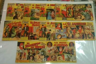 ATTUALITÀ GIALLA LOTTO 10 Fumetti Albo Giallo Vintage Mostro di Firenze