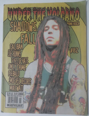 Under the Volcano #82 (2004 punk/HC fanzine) Shadows Fall, Piebald, Mike Watt