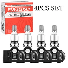 4x Autel MaxiTPMS 315MHz/433MHz 2 in1 MX-Sensor Pro/grammable Tire Pressure TPMS