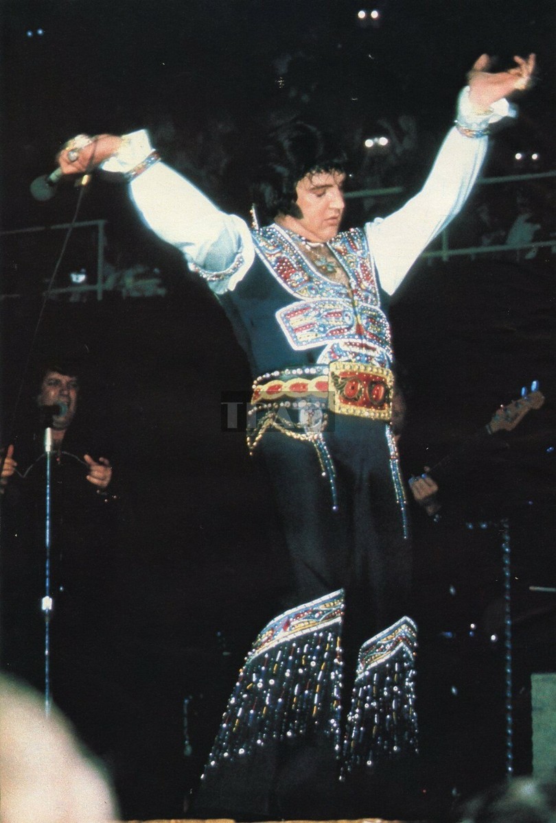 沢田研二 ACT ELVIS PRESLEY ELVIS PRESLEY on the Last Stage 1975 JPN Picture Clippings 2