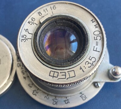美品 沈胴型 Industar-10 50mm f3.5 M39 L39 Industar-10 Rangefinder Industar Collapsible lens 3,5/50 M39 Leica