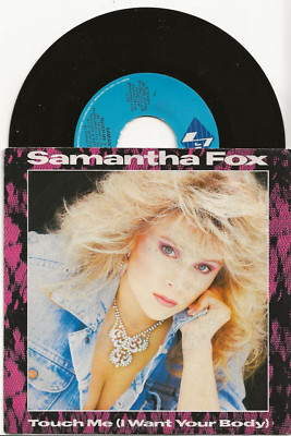 SAMANTHA FOX TOUCH ME RARE 7 INCH VINYL SINGLE FROM ITALY