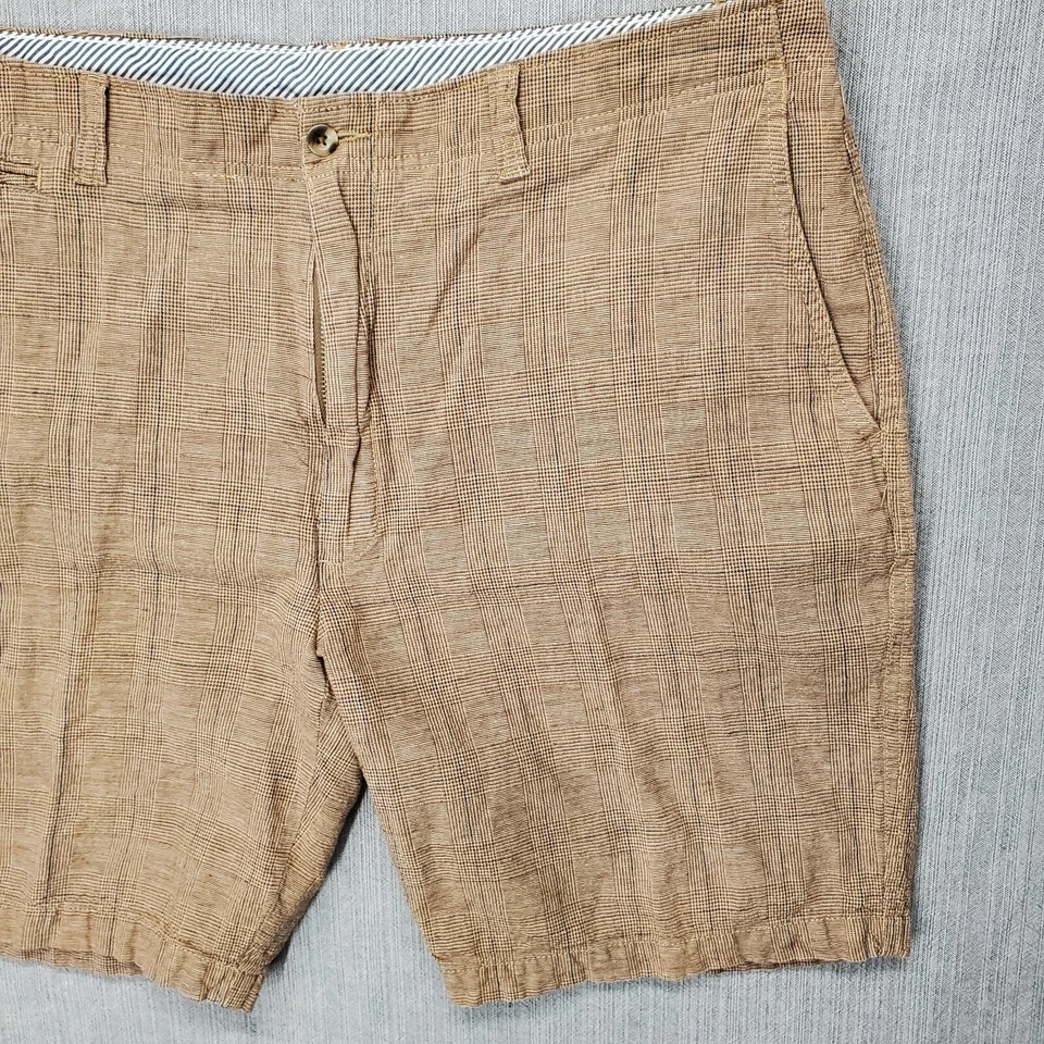 Pantalones Cortos Daniel Cremieux a Cuadros Para Hombre Talla 40 XL Nantucket Golf Negocios Informales Cuadros Foto 2 de 4